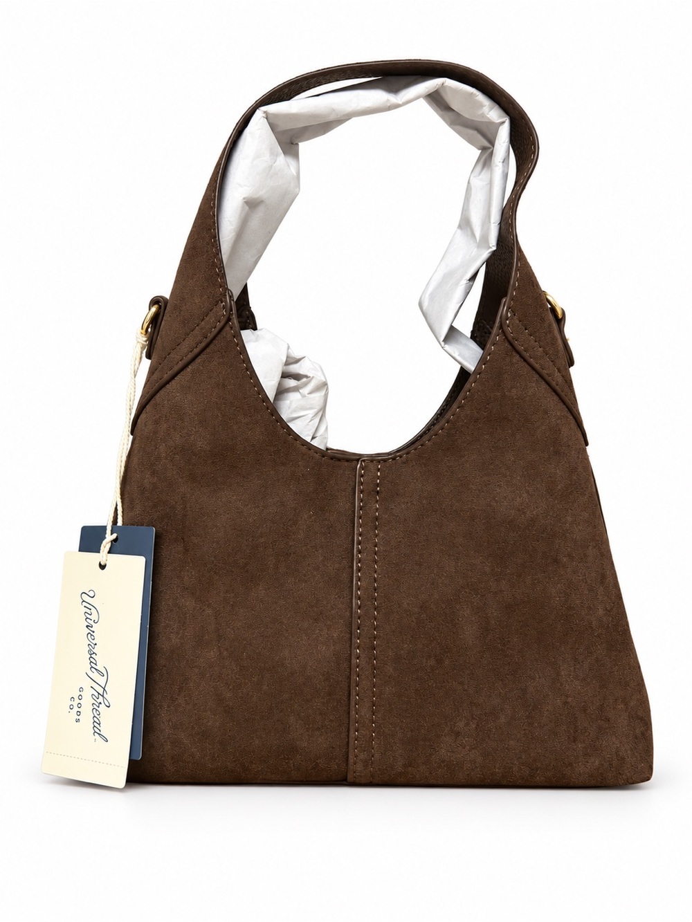 Universal Thread Chocolate Brown Suede Shoulder Bag